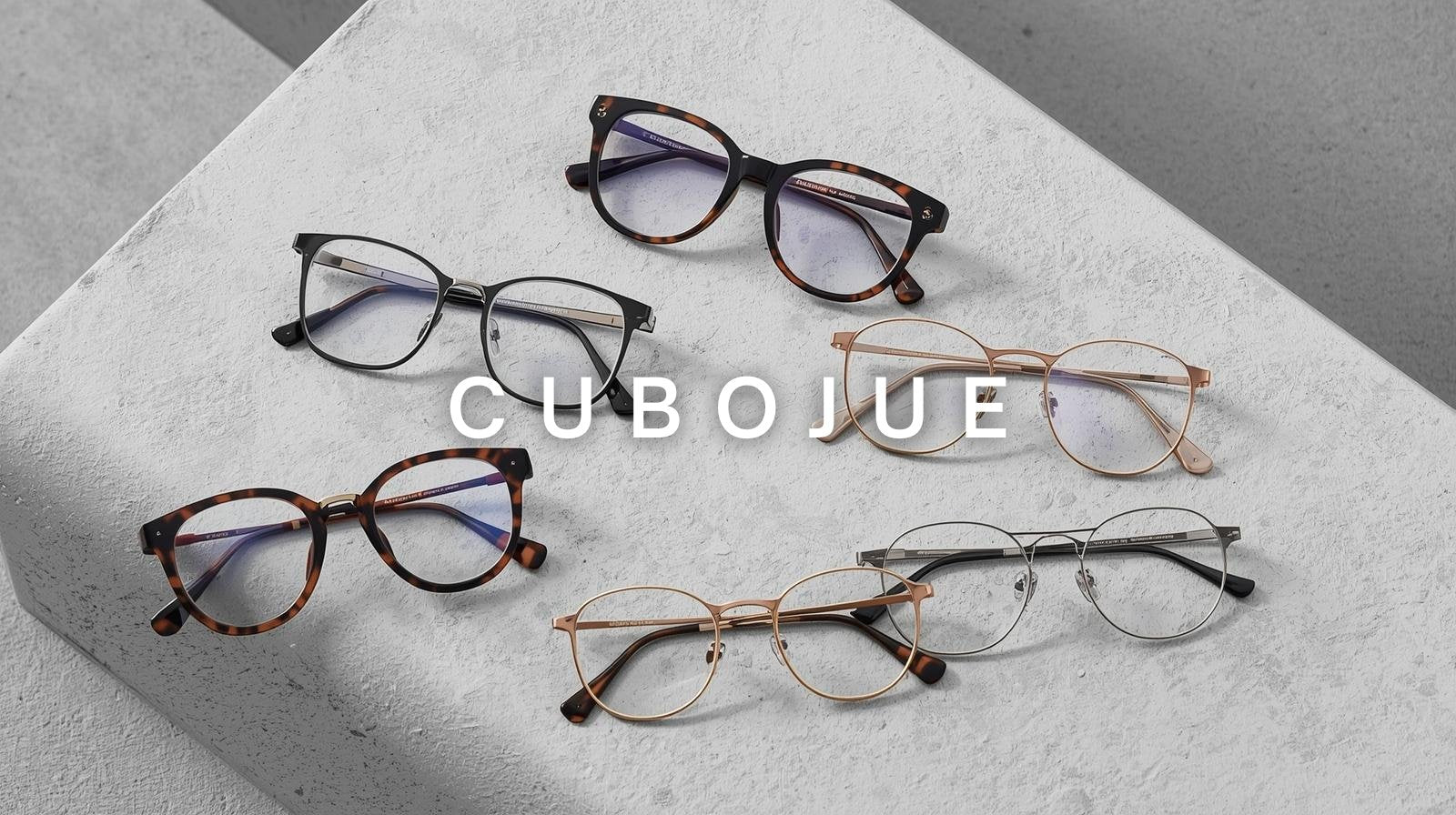refomed×ccu Stylish Cubojue Reading Glasses - FuzWeb