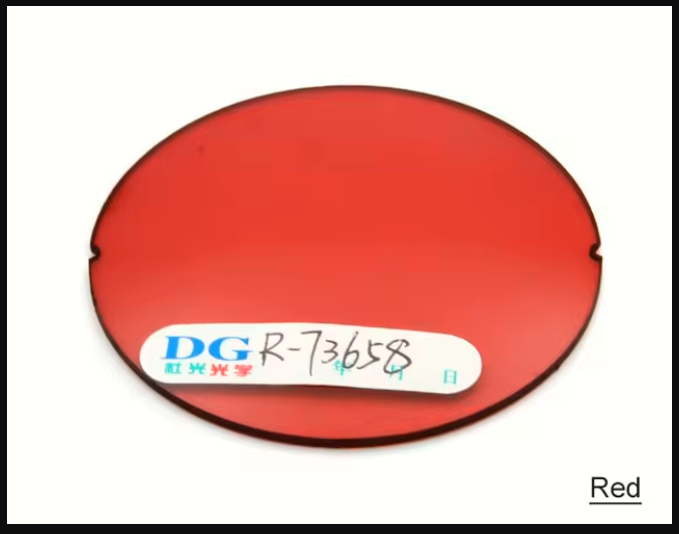 Esnbie 1.56 Single Vision Non Polarized Tinted Lenses Lenses Esnbie Lenses Red