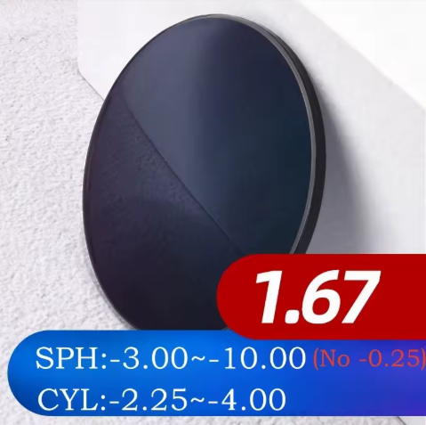 Xbora Single Vision Intelligent Photochromic Driving Lenses