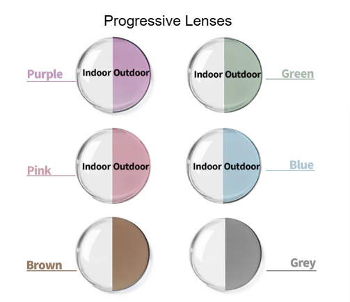 Hewei Progressive Aspheric Photochromic Lenses Lenses Hewei Lenses   