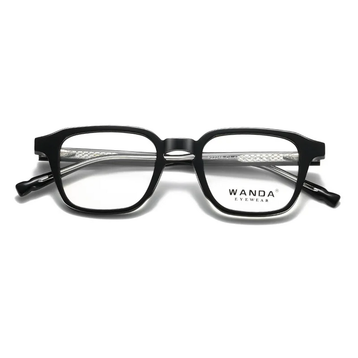 Reven Jate Women's Full Rim Square Tr 90 Alloy Eyeglasses 22246