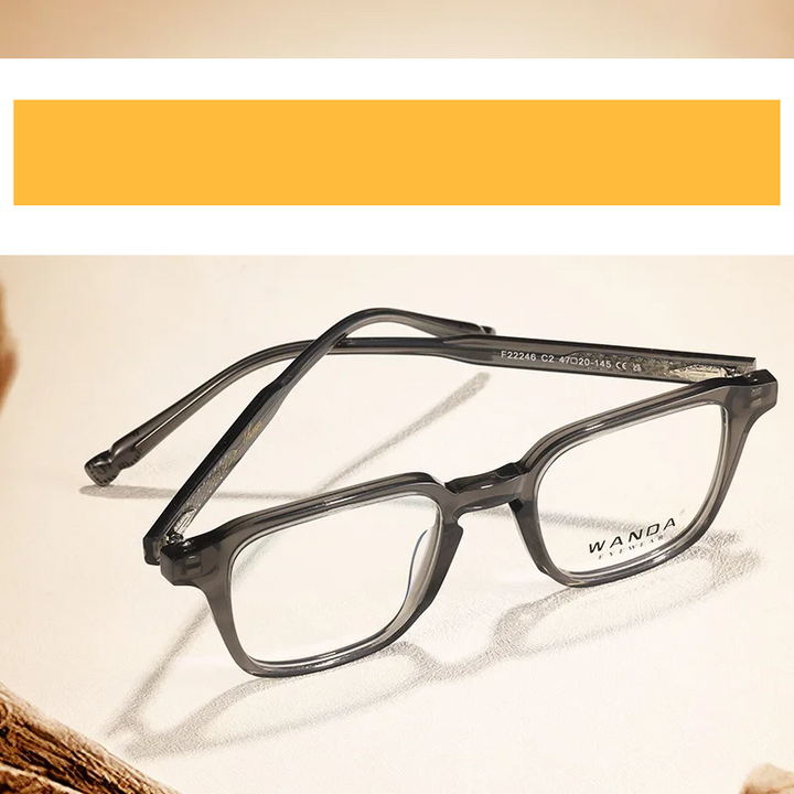 Reven Jate Women's Full Rim Square Tr 90 Alloy Eyeglasses 22246