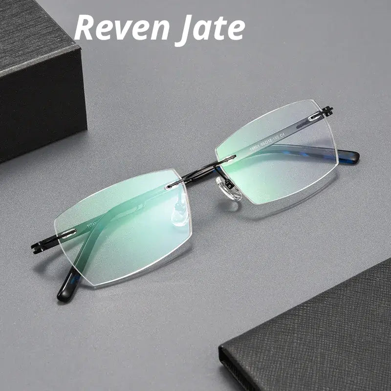 Reven Jate Unisex Polygon 615801 Prescription Eyeglasses | FuzWeb