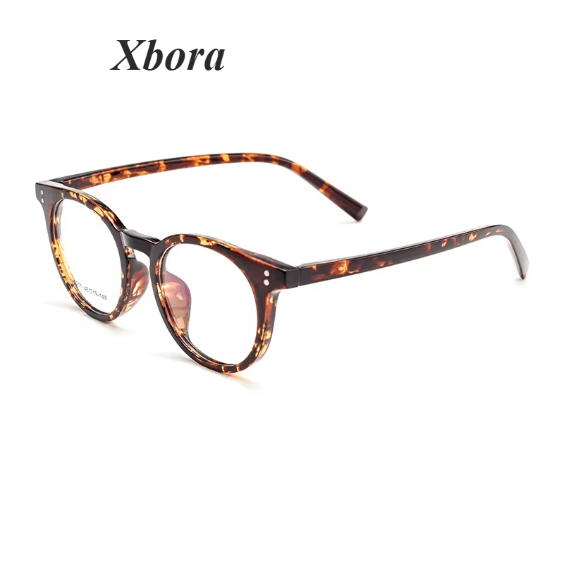 Xbora Women's Full Rim Round Acetate Eyeglasses 21160