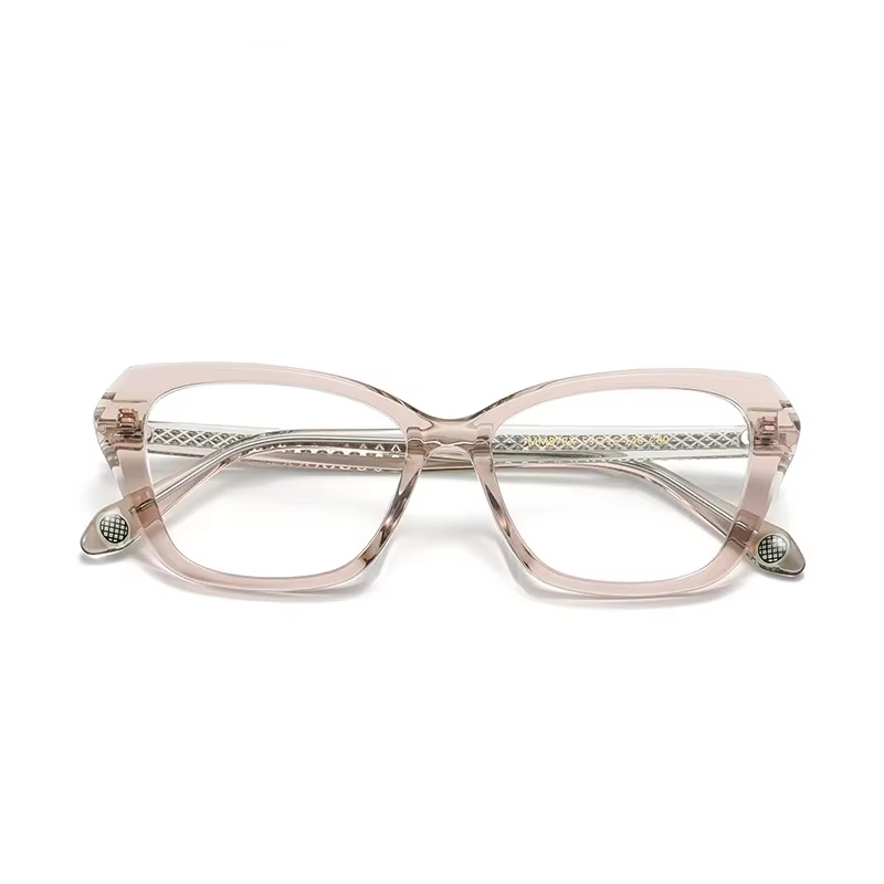 Aror Unisex Full Rim Square Cat Eye Acetate Eyeglasses 199871
