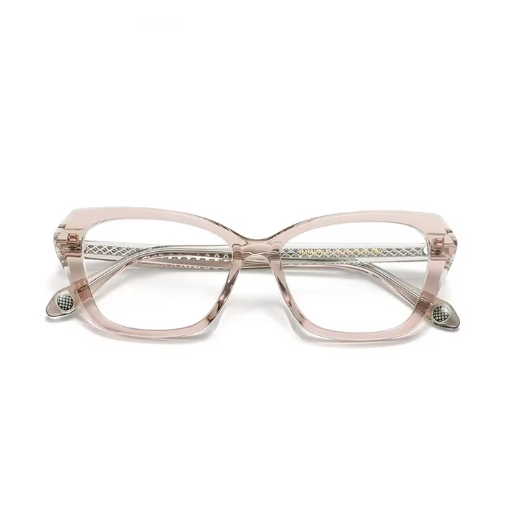 Aror Unisex Full Rim Square Cat Eye Acetate Eyeglasses 199871