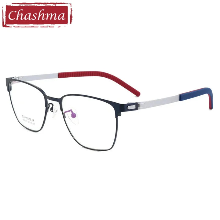 Chashma Women's Full Rim Square Screwless Titanium Eyeglasses 202215