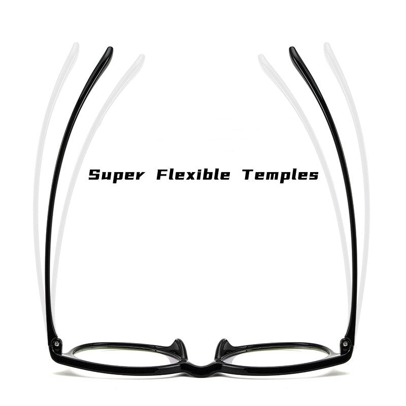 Yimaruili Unisex Full Rim Square Round Tr 90 Eyeglasses 0692006 Full Rim Yimaruili Eyeglasses