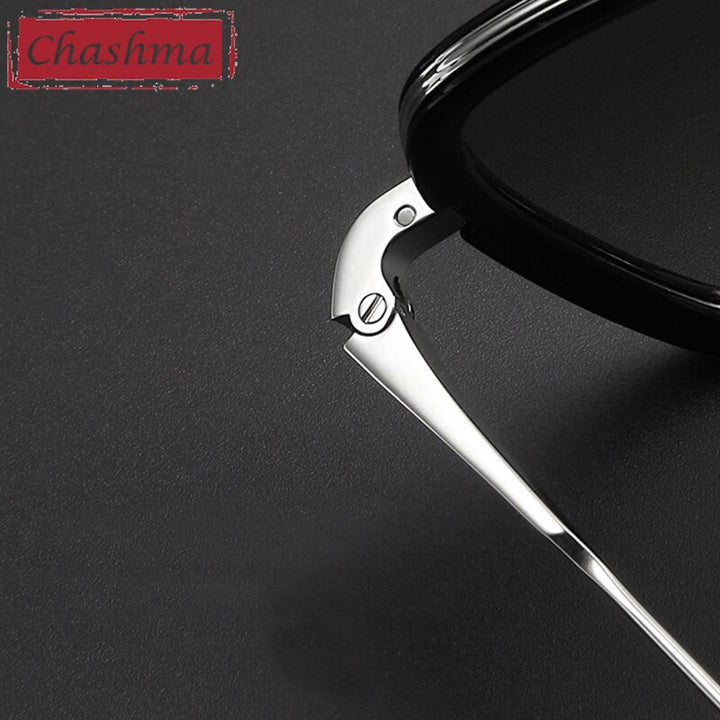 Chashma Unisex Full Rim Square Double Bridge Acetate Titanium Eyeglasses T927 Full Rim Chashma