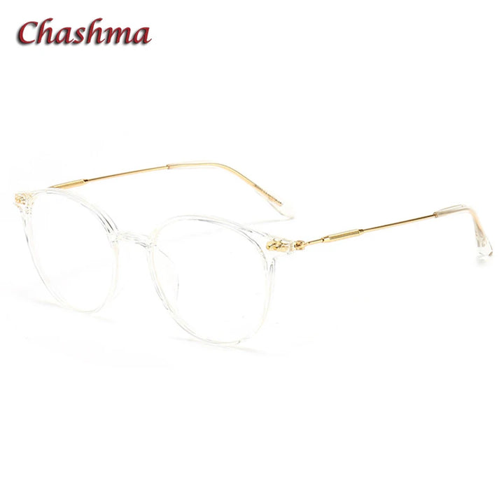 Chashma Ochki Women's Full Rim Round Tr 90 Titanium Eyeglasses 390045