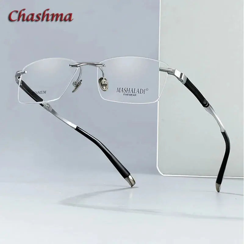 goggles frame for men Chashma Ochki Men's Square Prescription Eyeglasses 9058