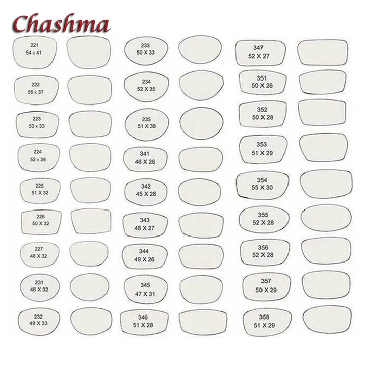 Chashma Ochki Women's Rimless Oval Round Titanium Eyeglasses 311869