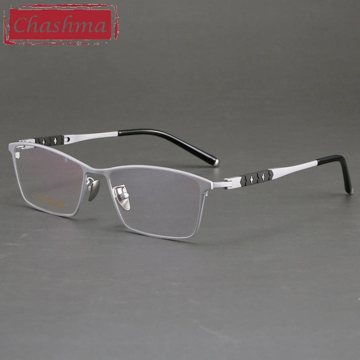 Chashma Unisex Full Rim Polygon Square Titanium Eyeglasses 510060