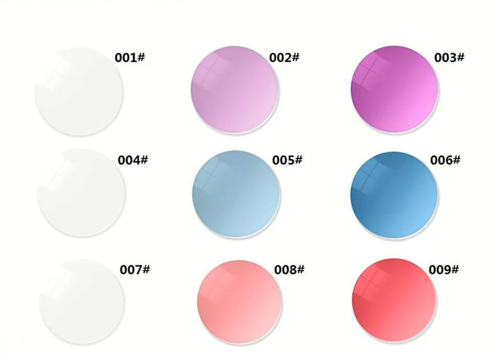 Aimee Single Vision MR Series Tinted Lenses Lenses Aimee Lenses 1.56 Page A