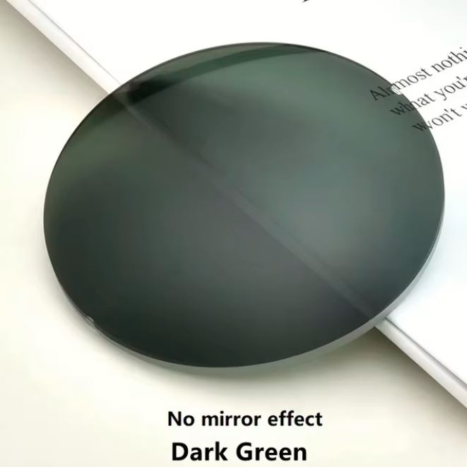 Aimee Single Vision MR Series Polarized Sunglass Lenses Lenses Aimee Lenses 1.56 Dark Green (No Mirror)