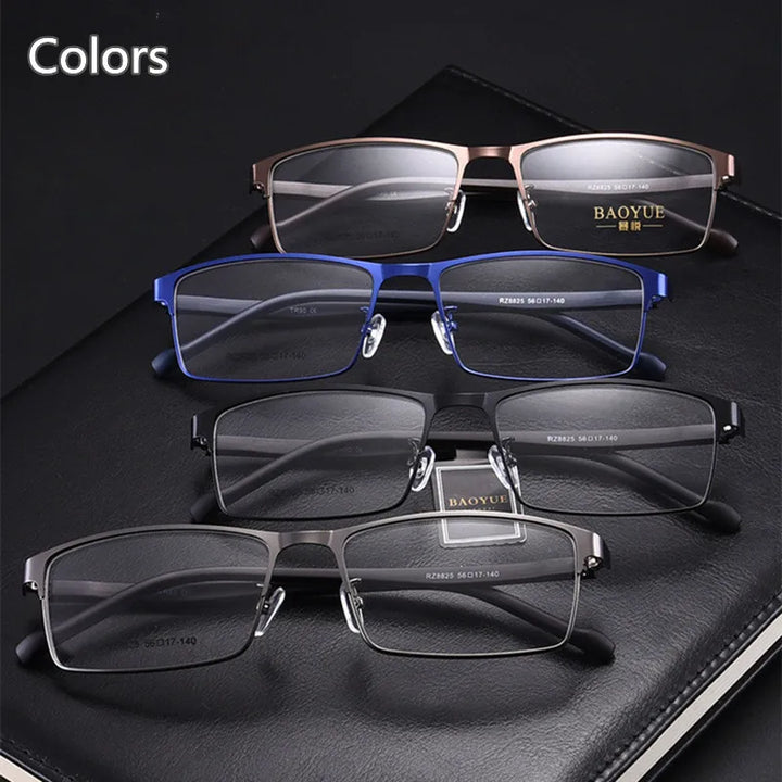 Kocolior Unisex Full Rim Square Alloy Hyperopic Reading Glasses 8825 Reading Glasses Kocolior
