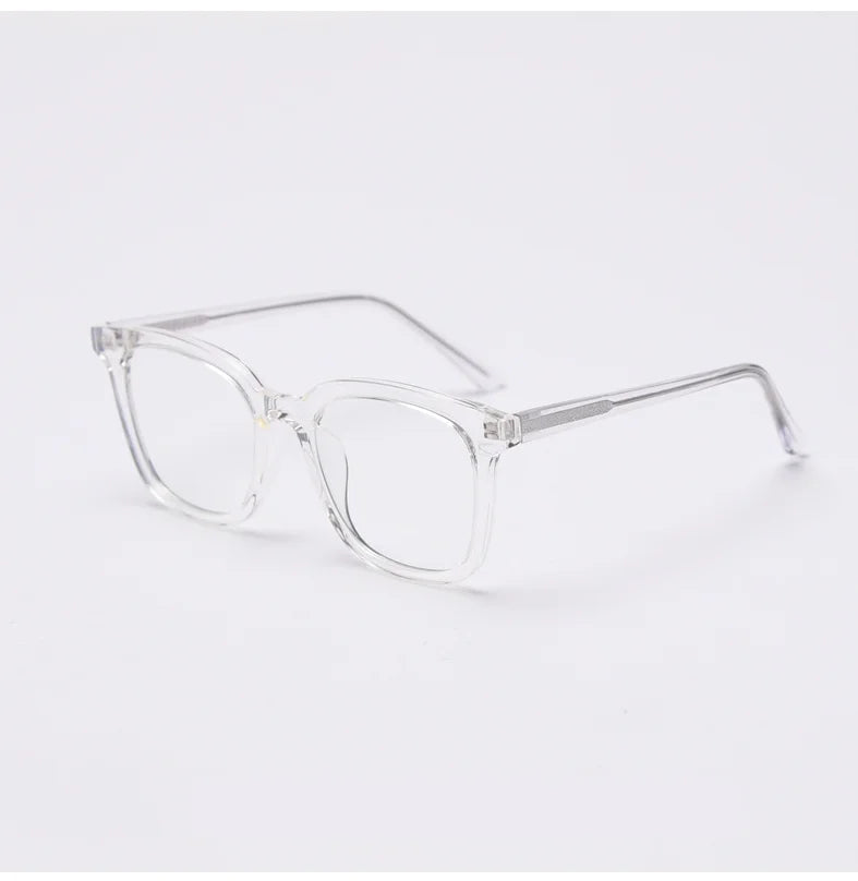 CCspace Unisex Full Rim Square Tr 90 Titanium Frame Eyeglasses 49863 Full Rim CCspace