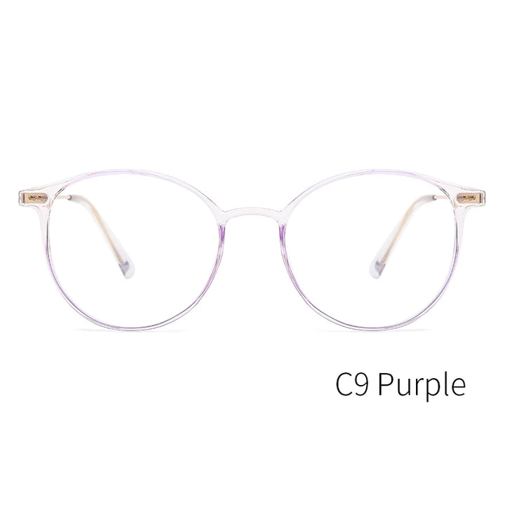 Kansept Women's Full Rim Round Acetate Eyeglasses 90045 Full Rim Kansept 90045C9