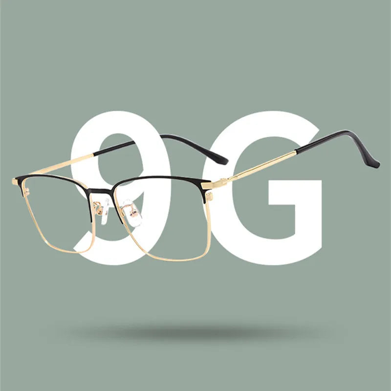 Kocolior Unisex Full Rim Square Alloy Eyeglasses 39147 Full Rim Kocolior