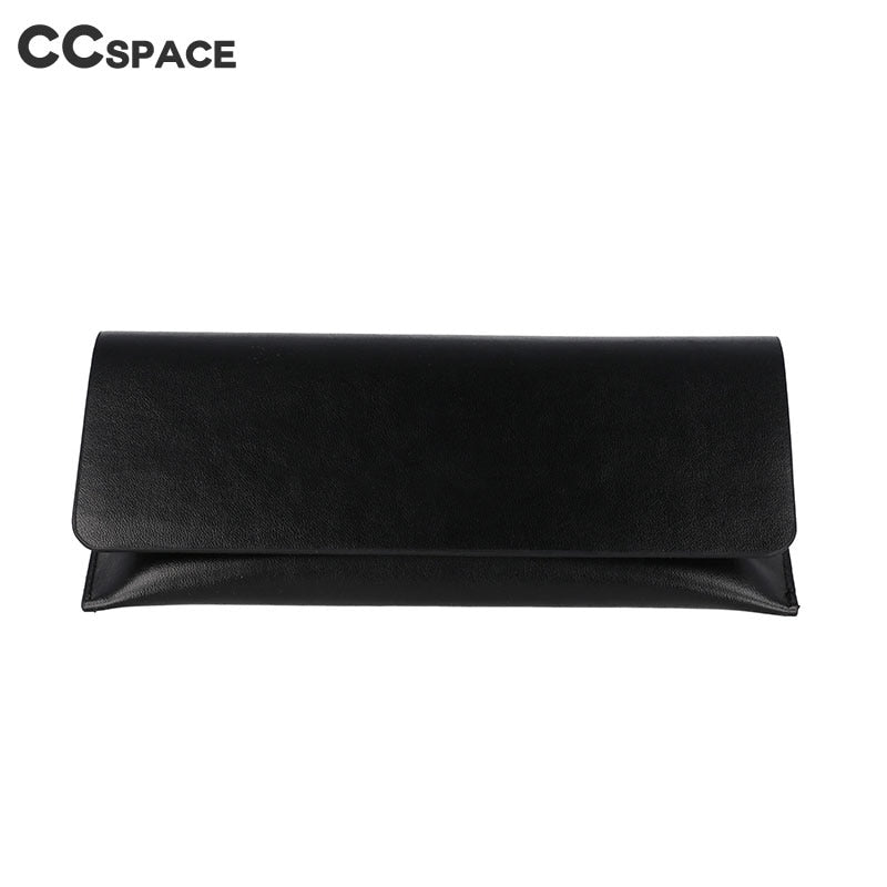 CCSpace Unisex Large PU Leather Eyeglasses Case 51105 Case CCspace Case