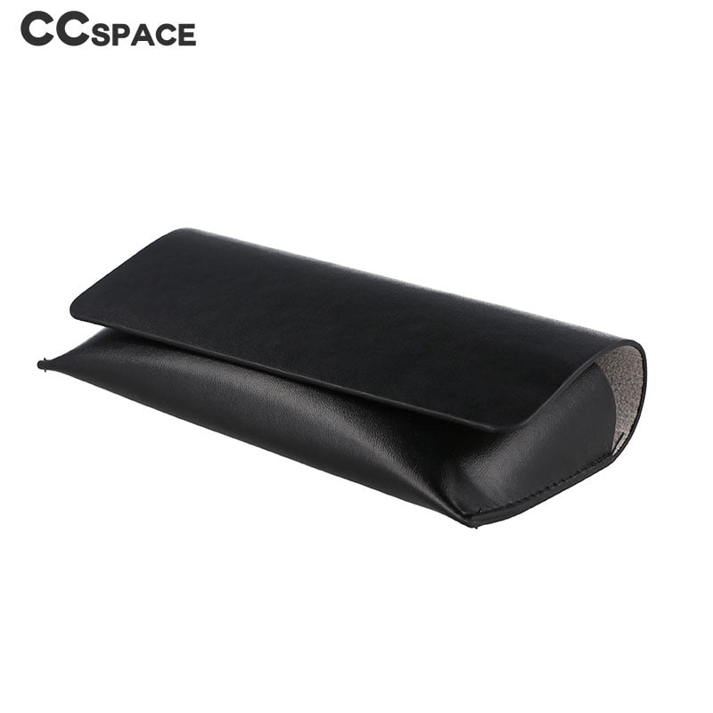 CCSpace Unisex Large PU Leather Eyeglasses Case 51105 Case CCspace Case