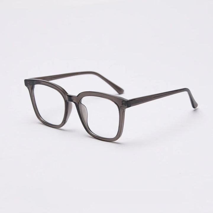 CCspace Unisex Full Rim Square Tr 90 Titanium Frame Eyeglasses 49863 Full Rim CCspace C5