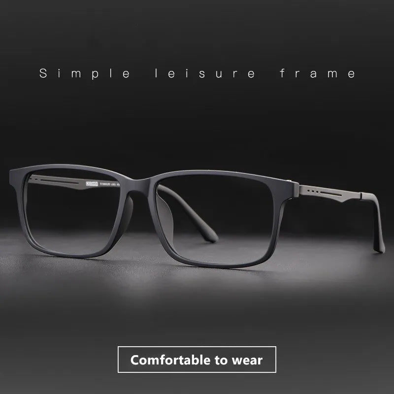 Kocolior Unisex Full Rim Square Titanium Eyeglasses 5638 Full Rim Kocolior