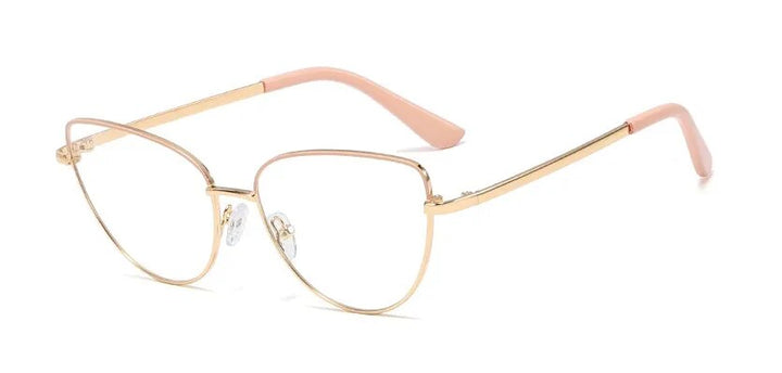 CCspace Women's Full Rim Cat Eye Acetate Alloy Hyperopic Reading Glasses R45969 Reading Glasses CCspace