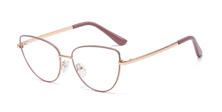 CCspace Women's Full Rim Cat Eye Acetate Alloy Hyperopic Reading Glasses R45969 Reading Glasses CCspace C3 purple 0