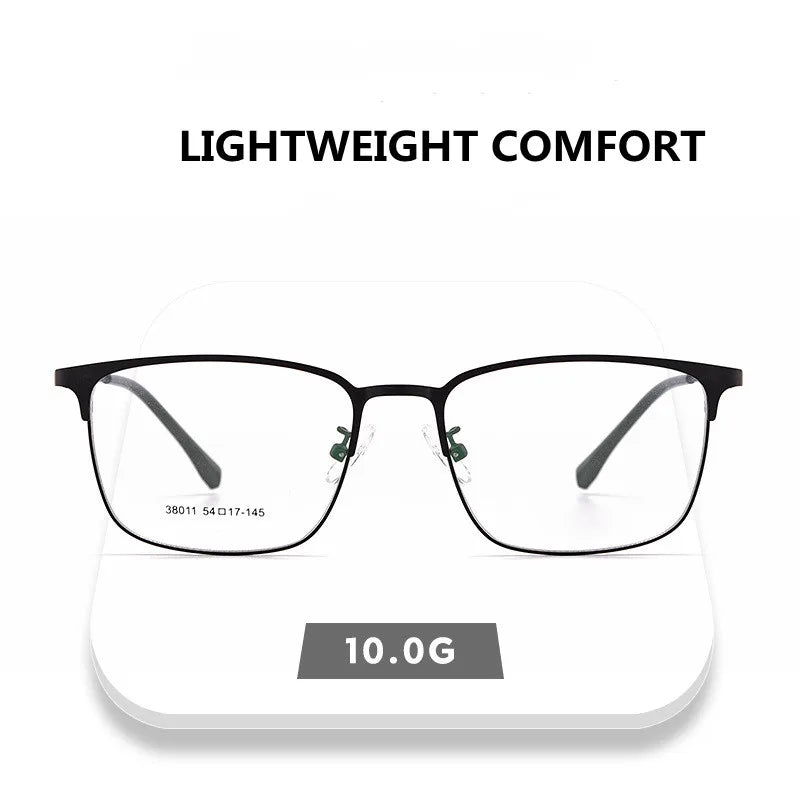 Kocolior Unisex Full Rim Square Alloy Hyperopic Reading Glasses 38011 Reading Glasses Kocolior