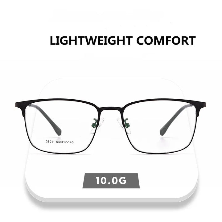 Kocolior Unisex Full Rim Square Alloy Hyperopic Reading Glasses 38011 Reading Glasses Kocolior