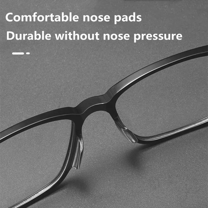 Kocolior Unisex Full Rim Square Tr 90 Titanium Alloy Eyeglasses F001 Full Rim Kocolior