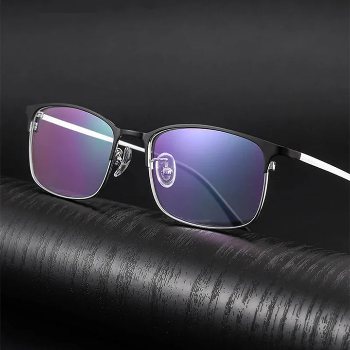 Kocolior Unisex Full Rim Square Alloy Hyperopic Reading Glasses 38010 Reading Glasses Kocolior