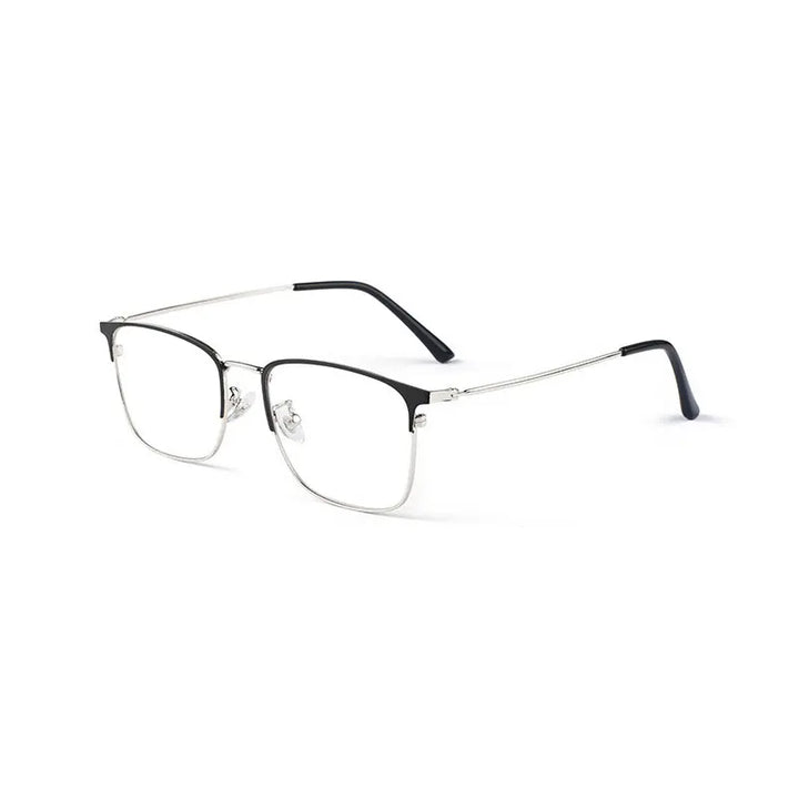 Hotochki Women's Full Rim Square Alloy Spring Hinge Eyeglasses 80165