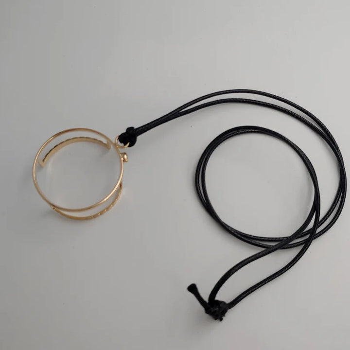 Yujo Unisex Full Rim Round Monocle Alloy 201336 Monocle Yujo C3 CHINA