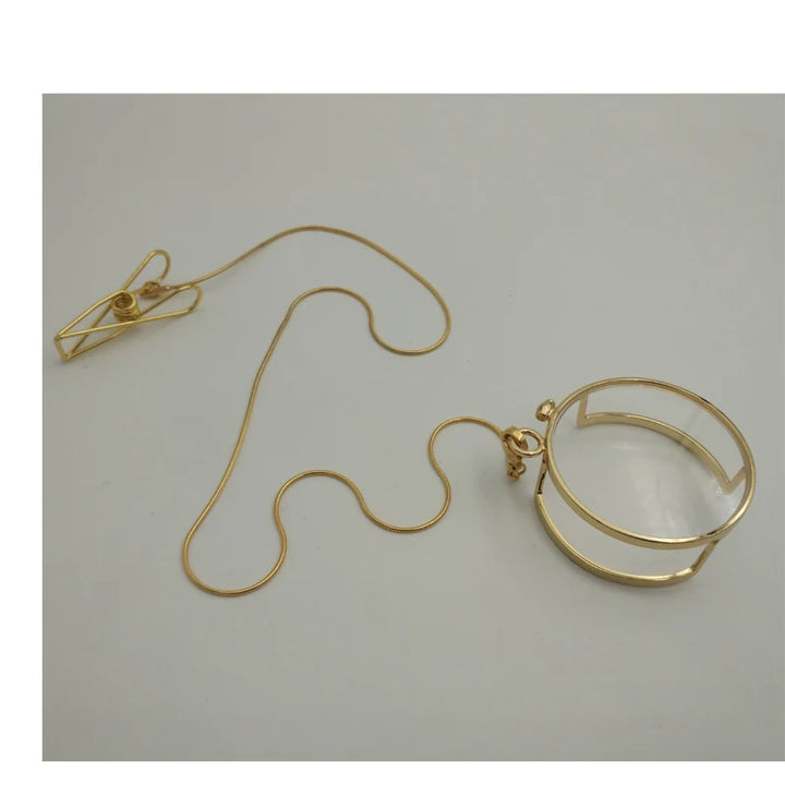 Yujo Unisex Full Rim Round Monocle Alloy 201336 Monocle Yujo C1 CHINA