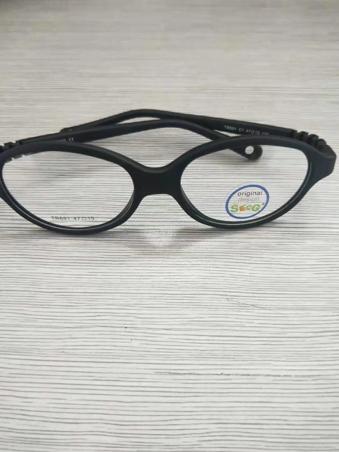 Secg Unisex Children's Full Rim Oval Tr 90 Rubber Eyeglasses 18691 Full Rim Secg C1