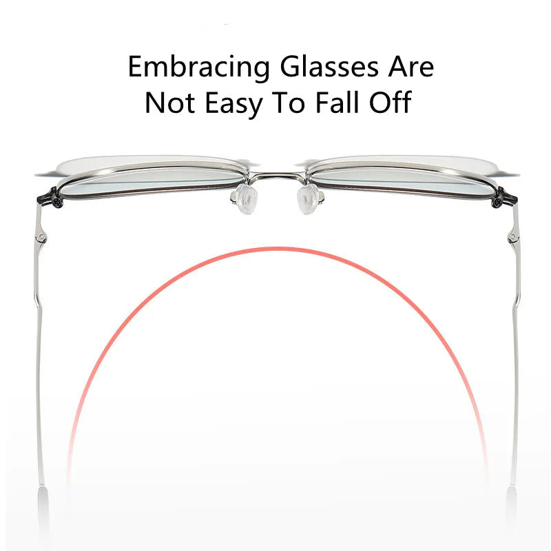 Kocolior Unisex Full Rim Square Acetate Alloy Brow Line Eyeglasses 9123 Full Rim Kocolior