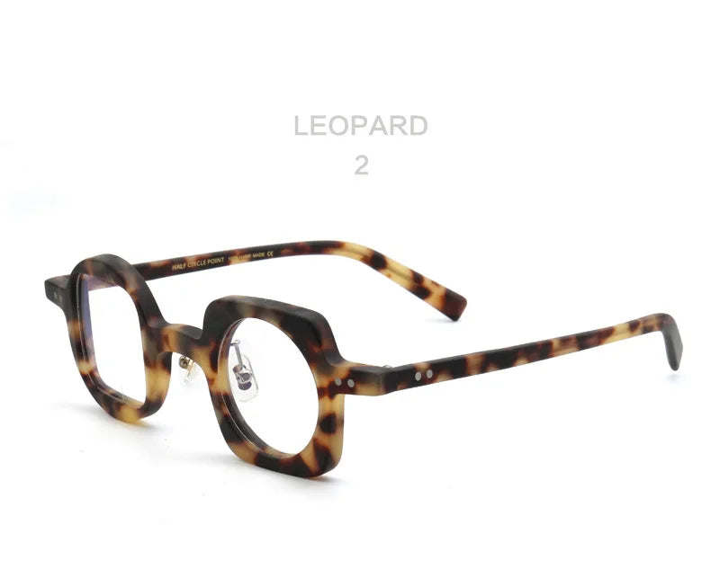 Muzz Unisex Full Rim Square Round Acetate Eyeglasses 512590