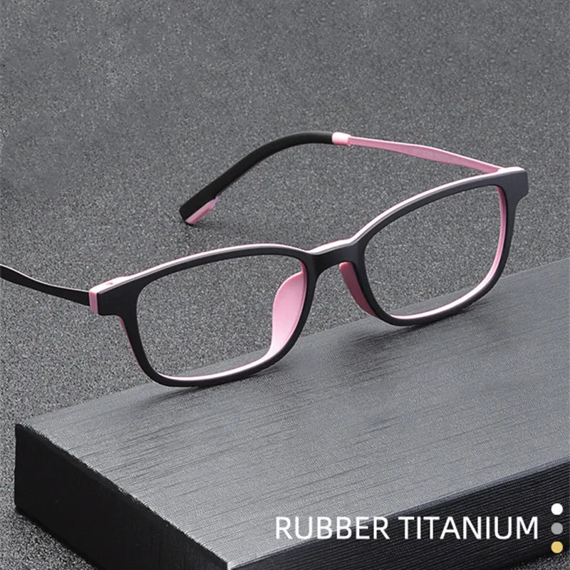 Kocolior Women's Full Rim Small Square Tr 90 Titanium Eyeglasses V1001 Full Rim Kocolior