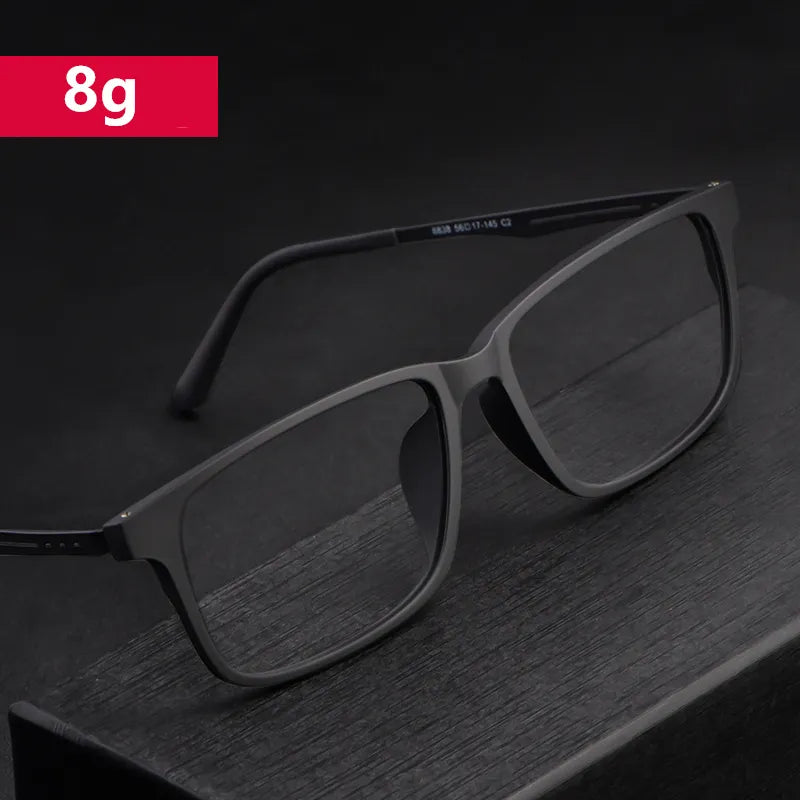 Kocolior Unisex Full Rim Square Titanium Eyeglasses 5638 Full Rim Kocolior   