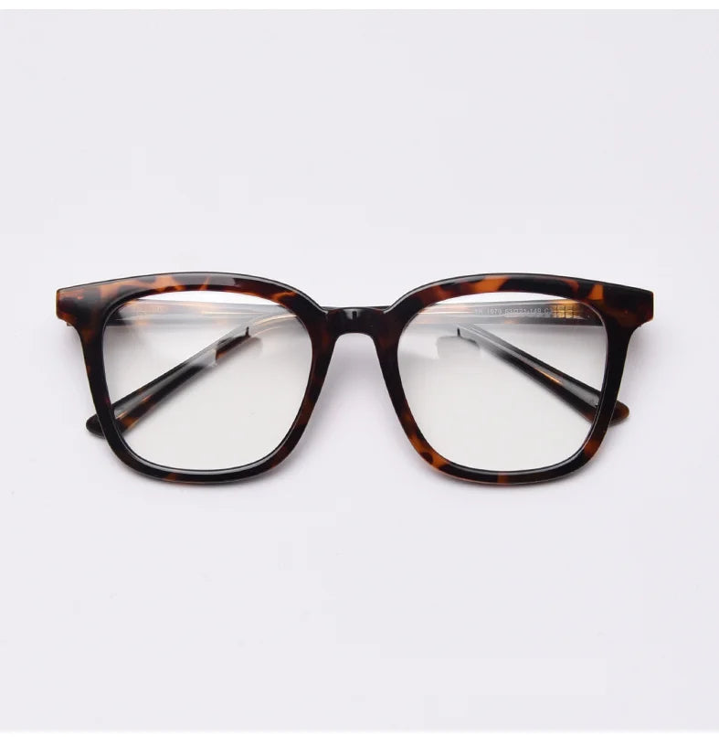 CCspace Unisex Full Rim Square Tr 90 Titanium Frame Eyeglasses 49863 Full Rim CCspace