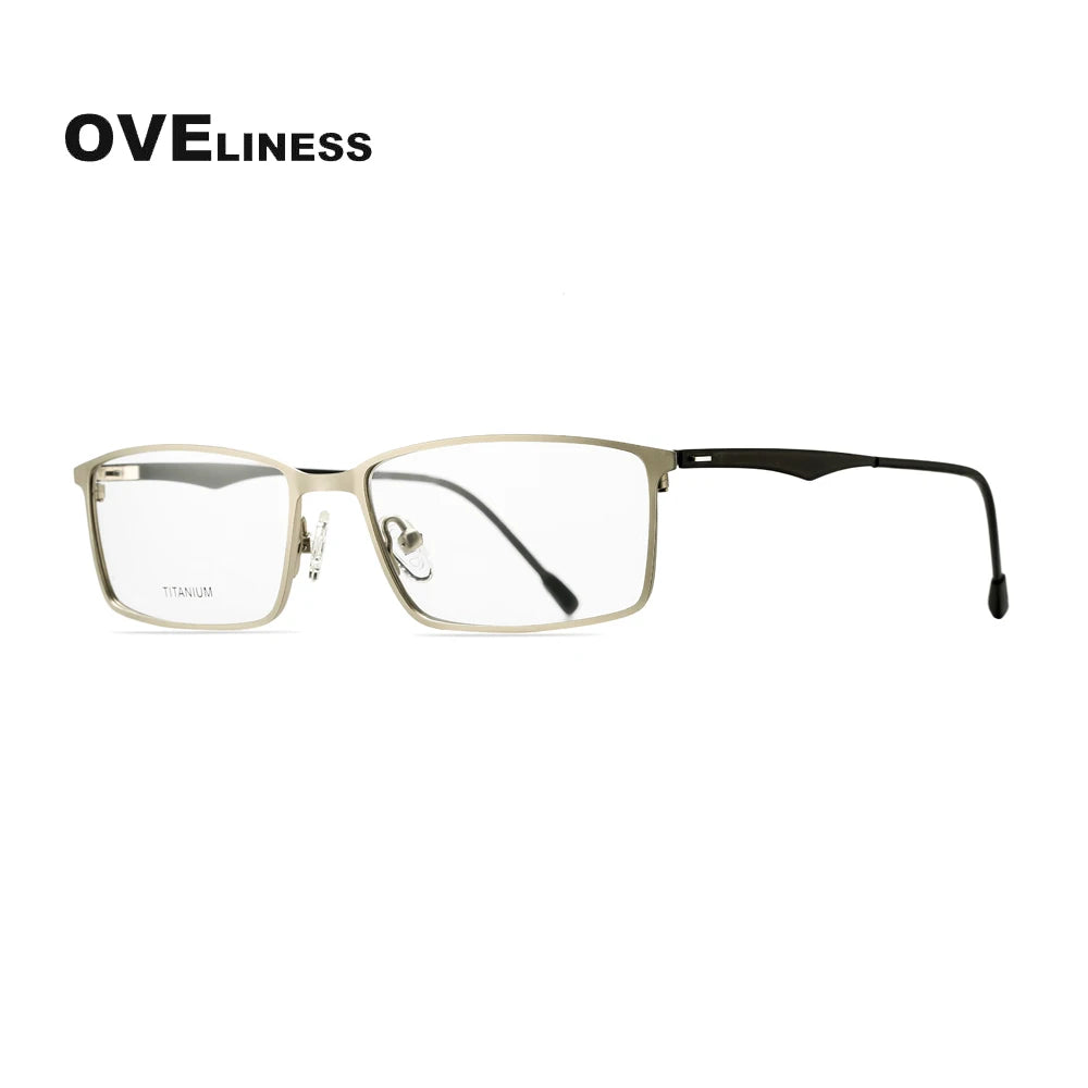 Oveliness Women's Full Rim Square Titanium-Alloy Eyeglasses 618822