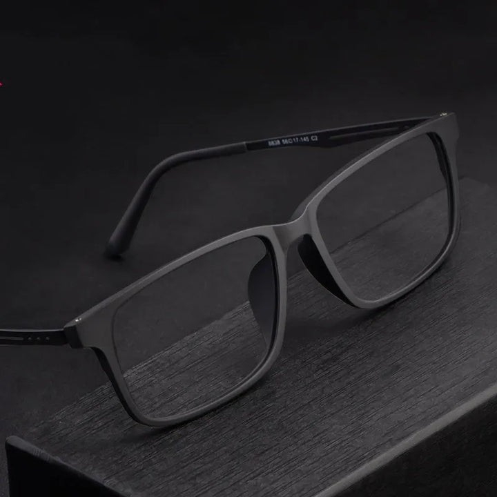 Kocolior Unisex Full Rim Square Titanium Eyeglasses 5638 Full Rim Kocolior
