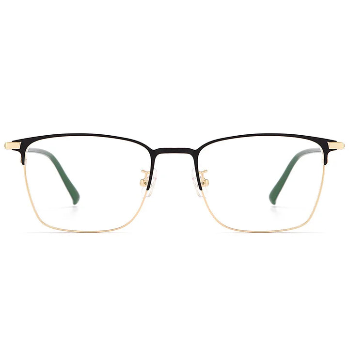 Kocolior Unisex Full Rim Square Alloy Eyeglasses 39147 Full Rim Kocolior