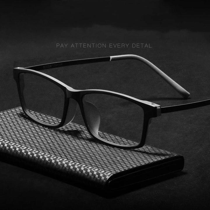 Kocolior Unisex Full Rim Square Titanium Eyeglasses 2097 Full Rim Kocolior
