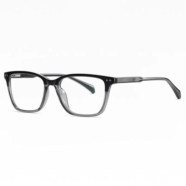 Hotochki Unisex Full Rim Square Tr 90 Alloy Eyeglasses 351447