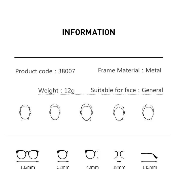 Kocolior Unisex Full Rim Square Acetate Alloy Hyperopic Reading Glasses 38005 Reading Glasses Kocolior   