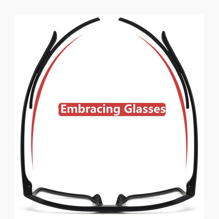 Kocolior Unisex Full Rim Square Tr 90  Sport Eyeglasses 1218 Full Rim Kocolior