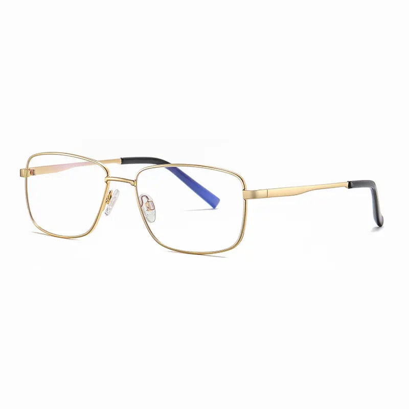 Hotochki Unisex Full Rim Square Alloy Eyeglasses 92304